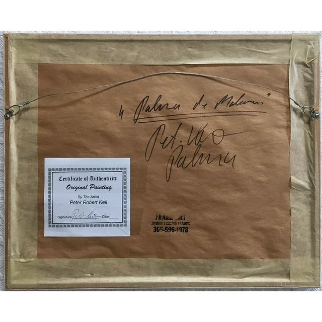 Peter Keil Rare, “Palma De Mallorca”, Peter Keil, 1965 For Sale - Image 4 of 6