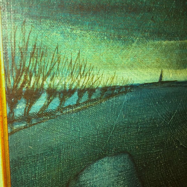 Johan Nyssen, Naked Woman, Oil on Canvas, 1980s For Sale - Image 5 of 14