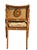 Late 20th Century English Adam’s Style Painted Cane Armchair For Sale - Image 10 of 16