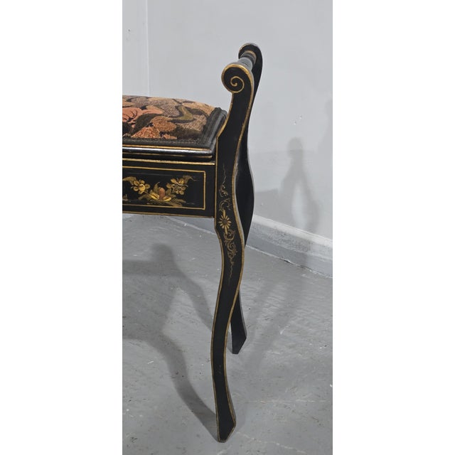 Chinoiserie Piano Stool, 1900 For Sale - Image 4 of 8