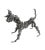 Christopher Shoemaker Christopher Shoemaker, Two Hand-Made Wire Dog Sculptures For Sale - Image 4 of 10