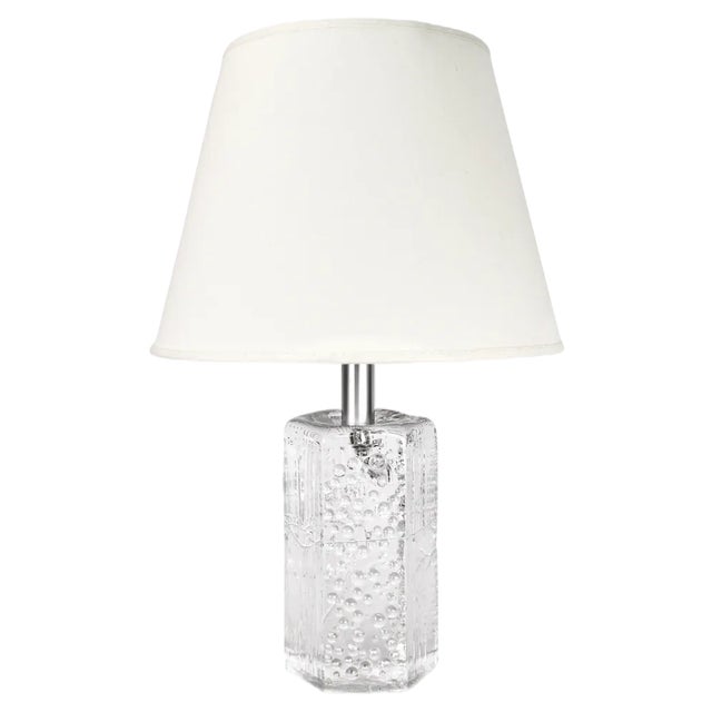 Crystal Structure Table Lamp by Willem Heesen for Royal Leerdam, 1967 For Sale