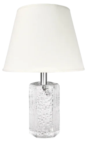 Crystal Structure Table Lamp by Willem Heesen for Royal Leerdam, 1967
