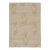 Rug & Kilim’s Block Print Rug With Green, Orange & Beige-Brown Floral Patterns For Sale