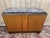 Wood Art Deco Style Sideboard in Amboyna Burl and Marble For Sale - Image 7 of 9
