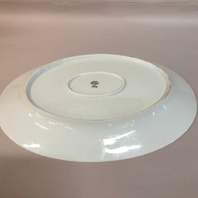 Early 20th Century Italian Oval Platter Gilt Rim by Ginori For Sale - Image 4 of 6