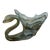 Mid Century Hand Blown Swirl Glass Swan For Sale