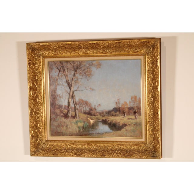 Impressionist Impressionist Landscape Painting by Emile Wegelin (1875-1962) For Sale - Image 3 of 11