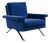 Mid-Century Model 875 Armchair in Metal and Fabric by Ico Parisi for Cassina For Sale