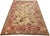 Antique Oushak Carpet, Handmade Oriental Rug, Pale Green, Coral, Taupe and Cream For Sale - Image 9 of 16