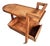 Vintage Oak Bar Trolley, France, 1950s For Sale