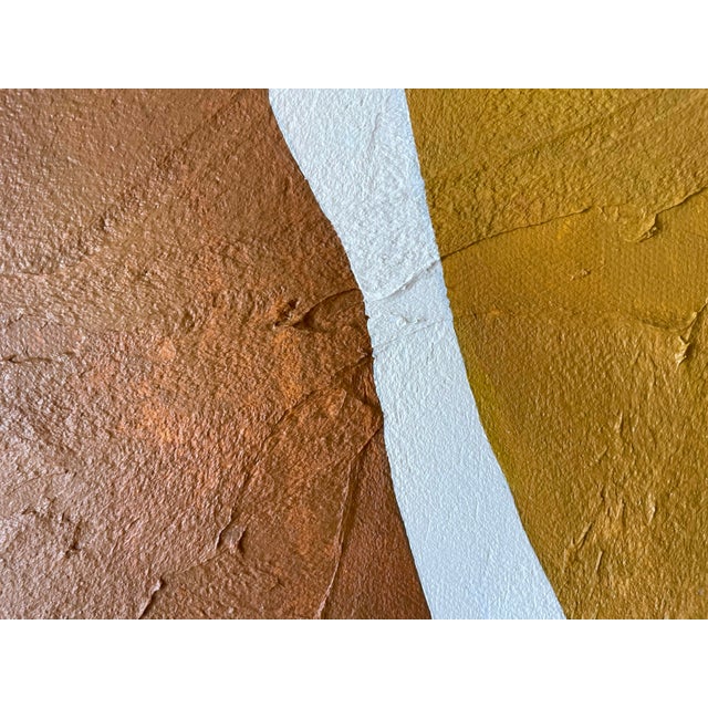 Contemporary 2024 "Logorarsi" Abstract Minimalist Painting on Canvas by r.k. Red For Sale - Image 3 of 5