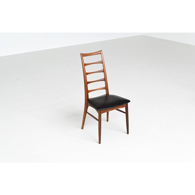 Model Lis Dining Chairs in Rosewood by Niels Koefoed for Koefoeds Møbelfabrik, 1960s, Set of 4 For Sale - Image 12 of 18