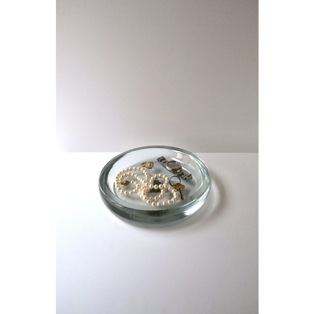 Mid 20th Century Hotel Ritz Lisbon Crystal Catchall Vide-Poche, Large For Sale - Image 5 of 10
