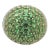 Tsavorite Garnet Gold Domed Bombe Ring, Size 7.5 For Sale