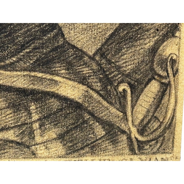 Old Master Portrait in Graphite: John Viii, Count of Nassau, Lord of Cattenell and Beilstein, in Armor — After Van Dyck C1800s For Sale - Image 15 of 18