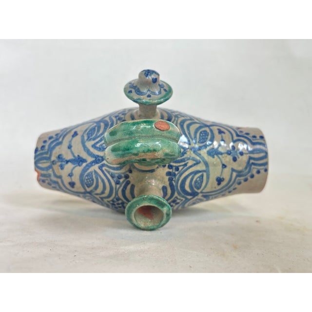 Ceramic Mid 20th Century Glazed Terra Cotta Vessel For Sale - Image 7 of 11