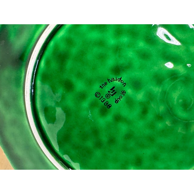 Vintage Ceramic Daisy Motif Dessert Plates, Set of 4 For Sale - Image 4 of 4