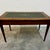 Wood Louis XVI Style Flat Desk in Wood with Green Leather Top, France, 1950s For Sale - Image 7 of 10