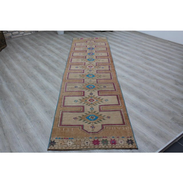 Vintage Turkish Rug Runner - 36"x138" For Sale - Image 13 of 13