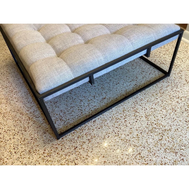 Late 20th Century Modern Coffee Table/Ottoman For Sale - Image 4 of 11