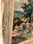 Mid 20th Century Vintage Textured Impressionist Oil Painting Cote d'Azur Coastal Town Landscape in Carved Wood Frame For Sale - Image 5 of 15