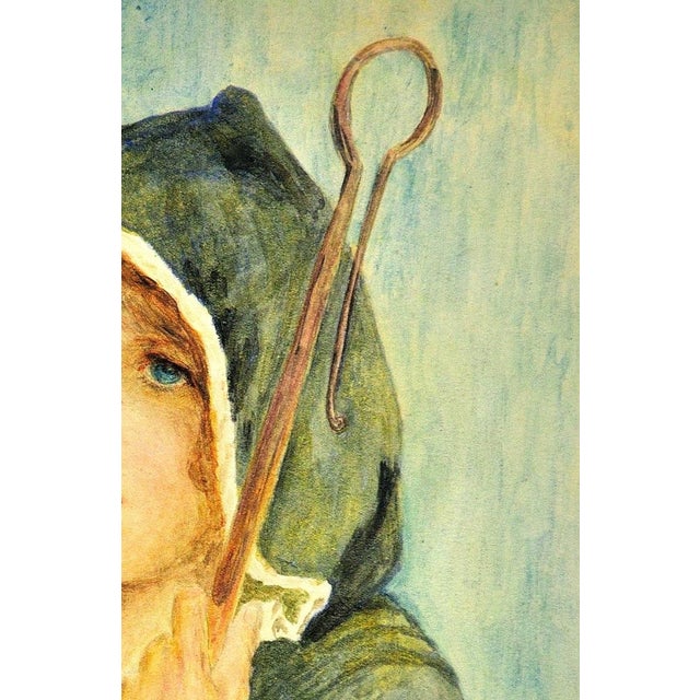 Philip Richard Morris, The Cloaked Shepherdess, Watercolour, 1890s-1910s For Sale - Image 3 of 18
