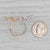 Metal 2.18ctw Diamond Butterfly Ring 18k White Rise Gold Size 6.5 Adjustable For Sale - Image 7 of 8