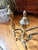 Virginia Metalcrafters Mid 20th Century Federal Style Brass Fireplace Andirons - A Pair For Sale - Image 4 of 11