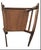 Antique Child's Rocker Chair With Splint Weave Seat For Sale - Image 4 of 5