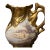 18th-Century European Porcelain Guilt Picture With Rococo Influences. For Sale