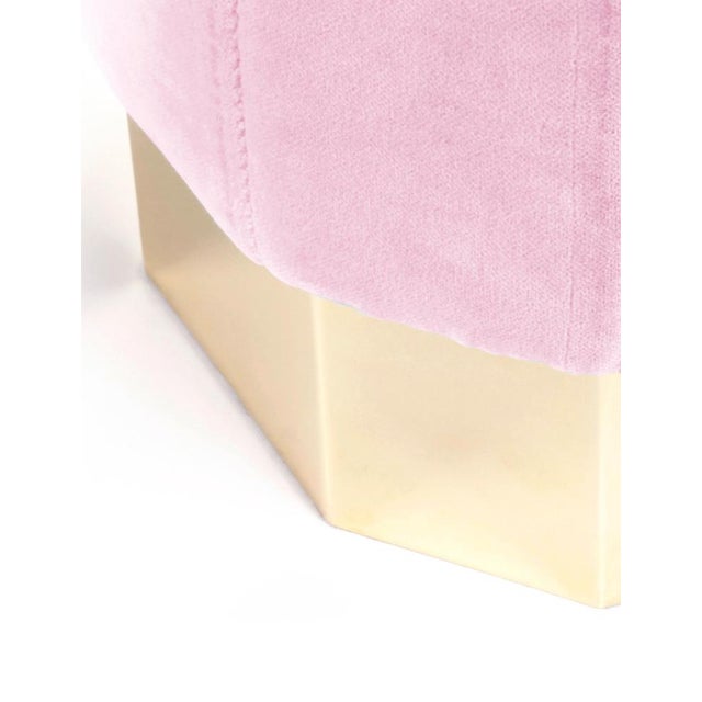 Contemporary Set of Light Pink Queen Heart Stools by Royal Stranger For Sale - Image 3 of 18