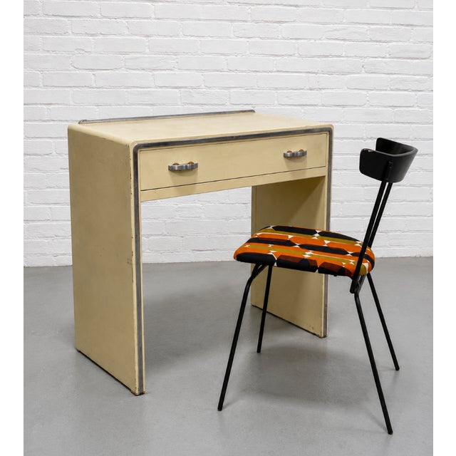 Mid Century + Art Deco Metal Desk / Console by Simmons Furniture Co., C. 1950s For Sale - Image 9 of 13