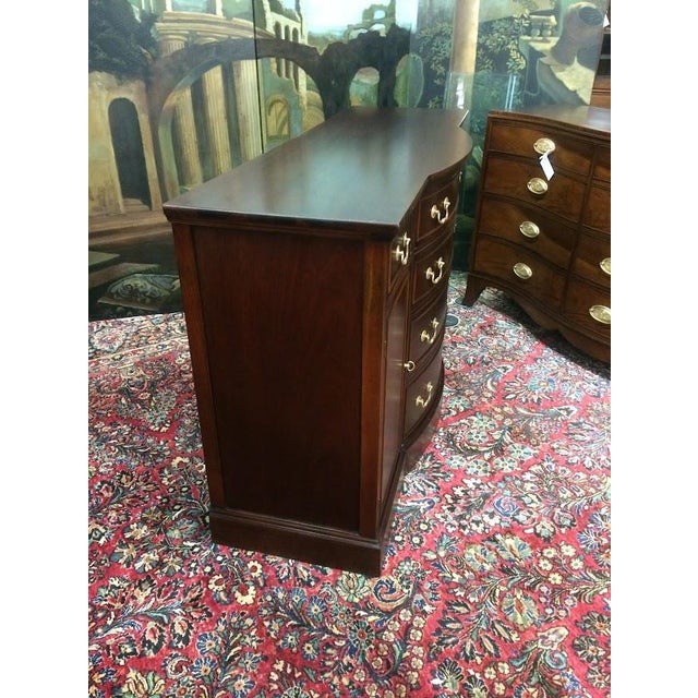 Brown Vintage Mahogany Buffet, Federal Revival Server For Sale - Image 8 of 11