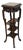 Chinoiserie Carved Wood Tiered Marble Top Stand, Vintage For Sale