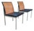 Vintage Paul McCobb Planner for Lane Furniture Wicker Caned Chrome Chairs- A Pair For Sale