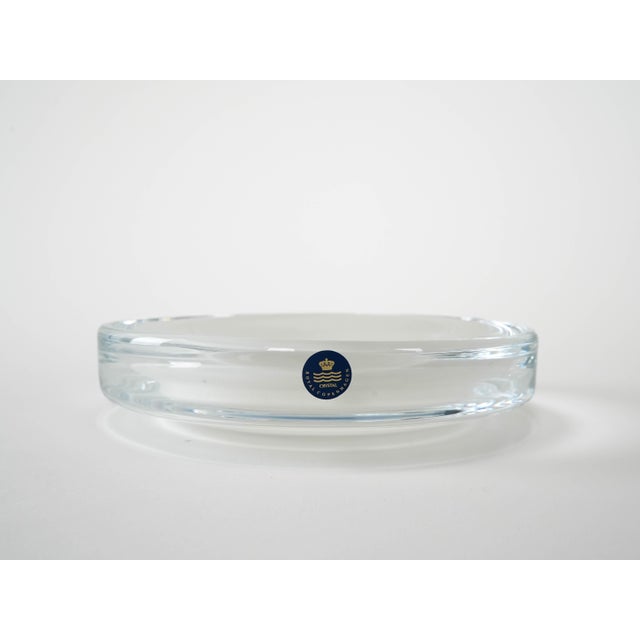 Danish Crystal Platter from Royal Copenhagen, 1970s For Sale - Image 6 of 8