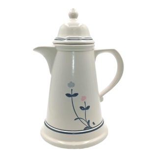 Vintage Pfaltzgraff Windsong Stoneware Pitcher For Sale