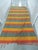 Turkish Large Antique Green & Yellow Turkish Woven Cloth or Portiere For Sale - Image 3 of 9