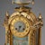 Metal Gilded Bronze and Cloisonné Enamel Table Clock For Sale - Image 7 of 13