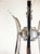 Wood Pair of Mid-Century Italian Chrome and Wood Chandeliers For Sale - Image 7 of 12