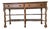 Bassett Country French Console Table Vintage Provincial Wood Sofa Server 2 Drawer For Sale