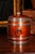 Metal Stunning Arts and Crafts Mixed Metal Sterling Silver Copper Antique Humidor Jar Canister Storage Tobacciana For Sale - Image 7 of 11