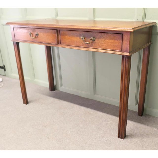 Vintage Writing Table in Teak, 1950 For Sale - Image 6 of 8
