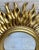 Glass Mid-Century French Sunburst Mirror in Gold, 1950s For Sale - Image 7 of 12