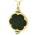 Vintage 18k Gold Ancient Coin Diamond & Sapphire Pendant For Sale In Miami - Image 6 of 10