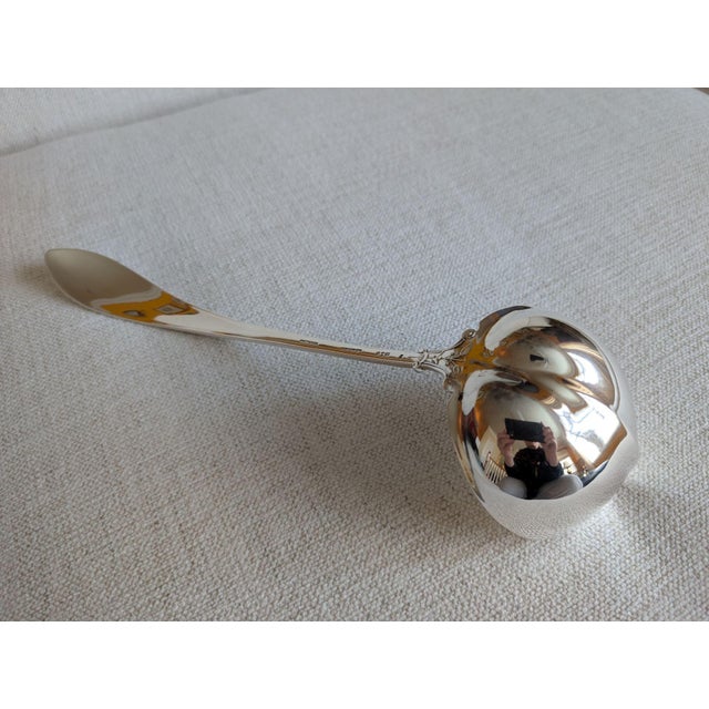 Gorham "Palm" Sterling Silver Soup Ladle, 1897 For Sale - Image 9 of 17