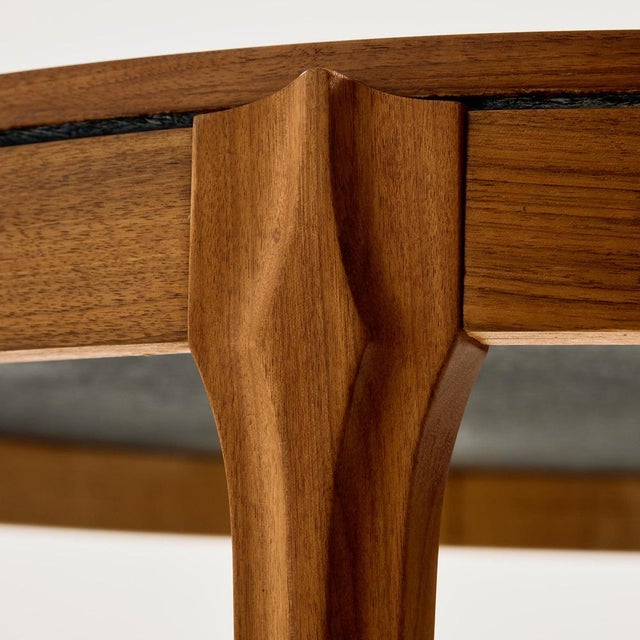 Walnut Coffee Table with Ceramic Top, 1970s For Sale - Image 6 of 17