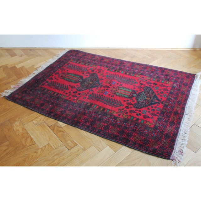 Textile Antique Oriental Rug, 1890s For Sale - Image 7 of 10