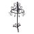 Vintage-Style Ornate Scrollwork Black Jewelry Display Stand For Sale